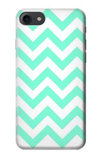 S1723 Mint Chevron Zigzag Case For iPhone 7, iPhone 8