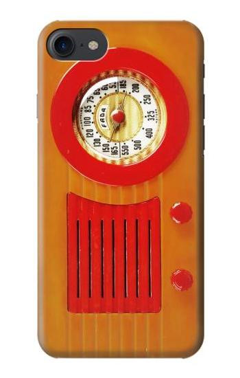 S2780 Vintage Orange Bakelite Radio Case For iPhone 7, iPhone 8