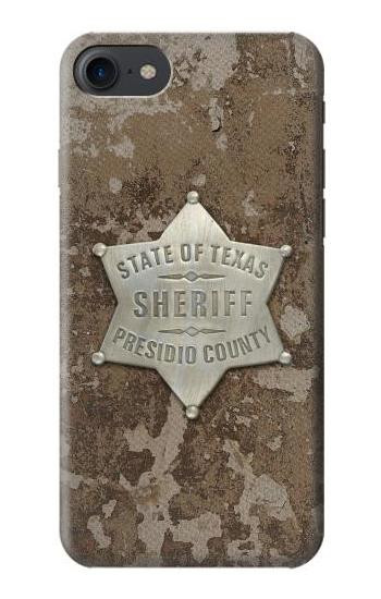 S2868 Texas Presidio County Sheriff Badge Case For iPhone 7, iPhone 8