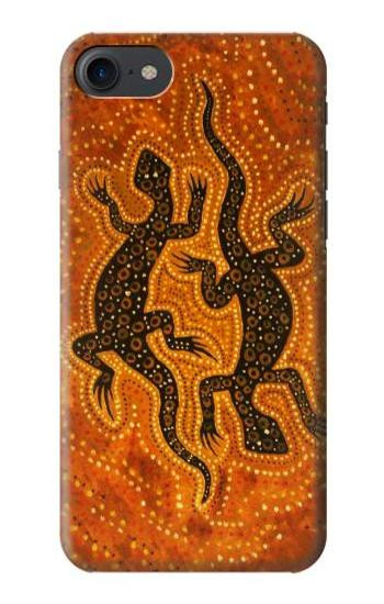 S2901 Lizard Aboriginal Art Case For iPhone 7, iPhone 8