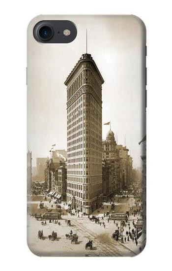 S3046 Old New York Flatiron Building Case For iPhone 7, iPhone 8