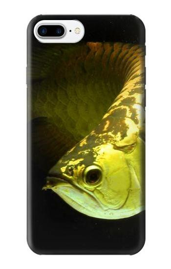 S1021 Gold Arowana Fish Case For iPhone 7 Plus, iPhone 8 Plus