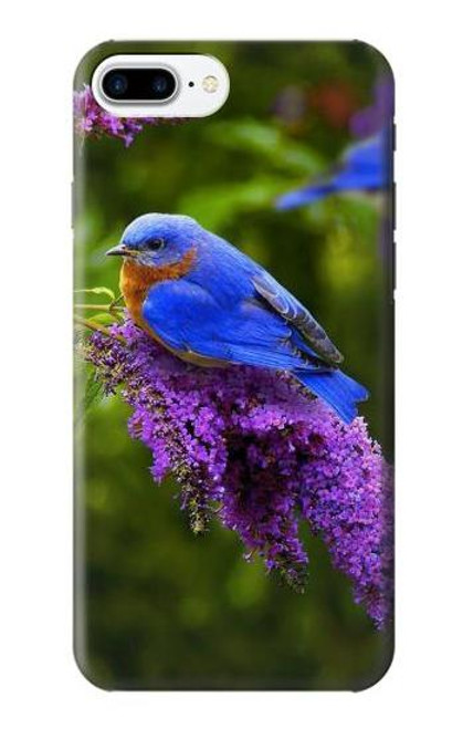 S1565 Bluebird of Happiness Blue Bird Case For iPhone 7 Plus, iPhone 8 Plus