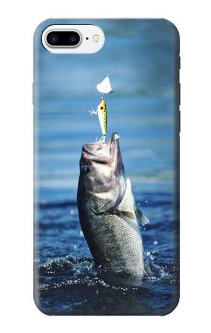 S1594 Bass Fishing Case For iPhone 7 Plus, iPhone 8 Plus