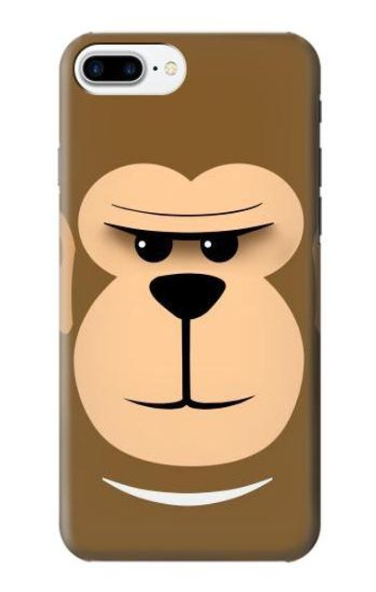 S2721 Cute Grumpy Monkey Cartoon Case For iPhone 7 Plus, iPhone 8 Plus