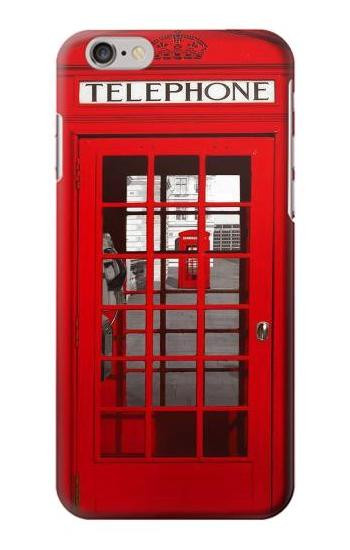 S0058 British Red Telephone Box Case For iPhone 6 6S