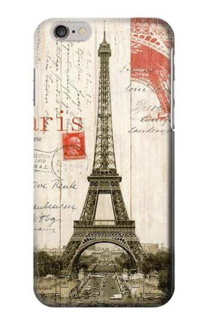 S2108 Eiffel Tower Paris Postcard Case For iPhone 6 6S