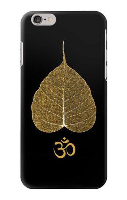 S2331 Gold Leaf Buddhist Om Symbol Case For iPhone 6 6S