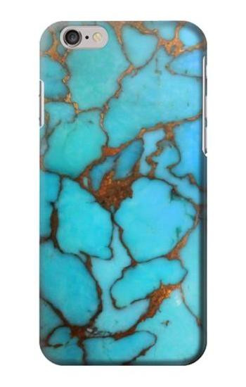 S2685 Aqua Turquoise Gemstone Graphic Printed Case For iPhone 6 6S