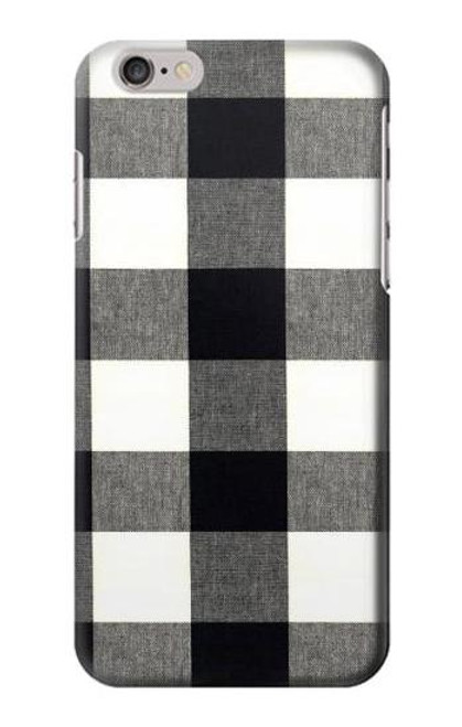 S2842 Black and White Buffalo Check Pattern Case For iPhone 6 6S