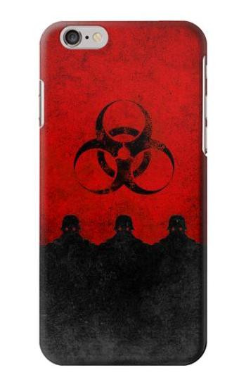 S2917 Biohazards Virus Red Alert Case For iPhone 6 6S