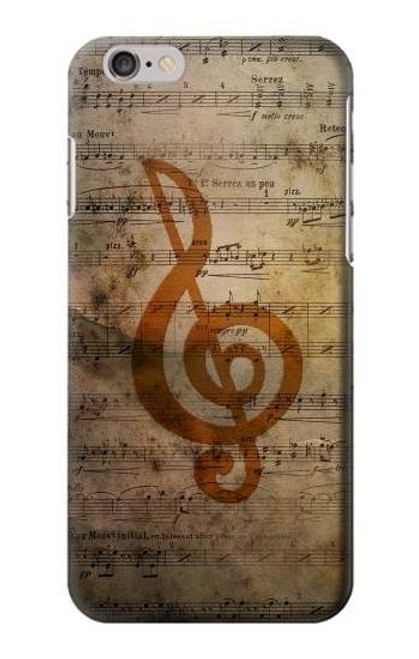 S2368 Sheet Music Notes Case For iPhone 6 Plus, iPhone 6s Plus