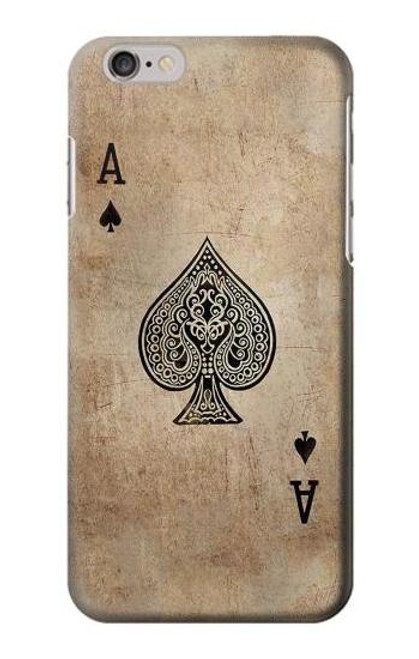 S2928 Vintage Spades Ace Card Case For iPhone 6 Plus, iPhone 6s Plus