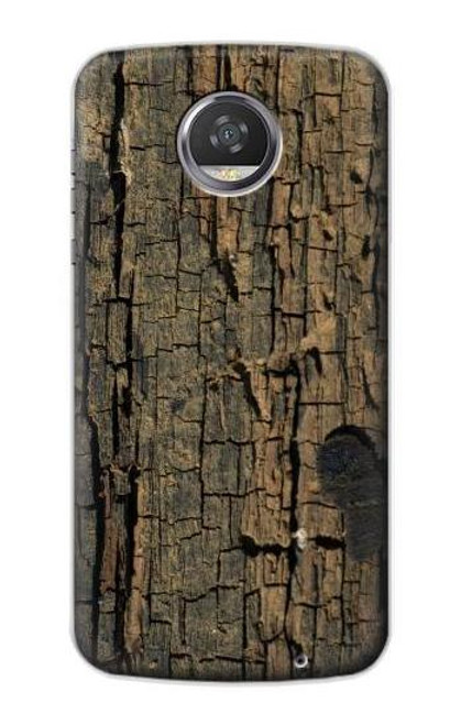 S0598 Wood Graphic Printed Case For Motorola Moto Z2 Play, Z2 Force