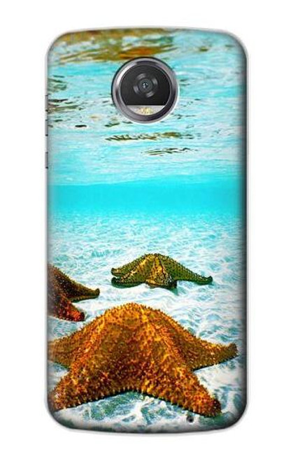 S1679 Starfish Sea Beach Case For Motorola Moto Z2 Play, Z2 Force