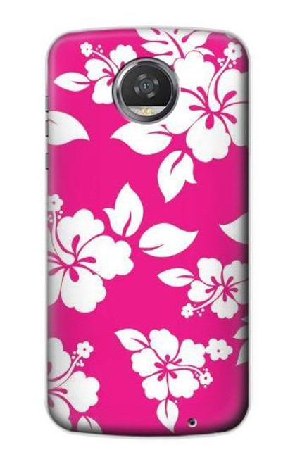 S2246 Hawaiian Hibiscus Pink Pattern Case For Motorola Moto Z2 Play, Z2 Force