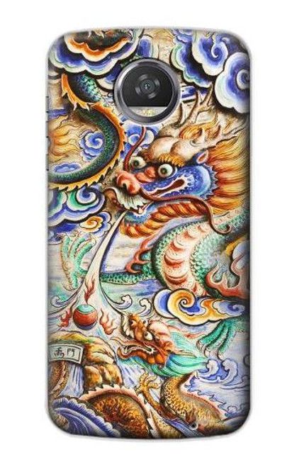 S2584 Traditional Chinese Dragon Art Case For Motorola Moto Z2 Play, Z2 Force