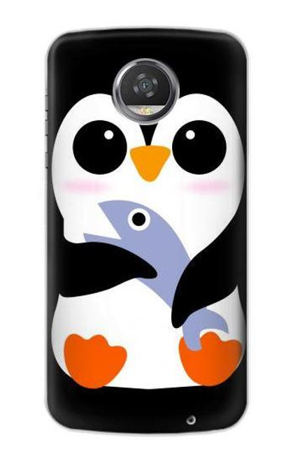 S2631 Cute Baby Penguin Case For Motorola Moto Z2 Play, Z2 Force