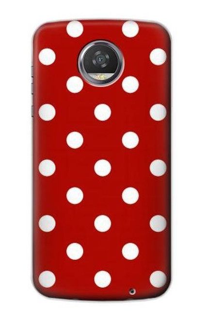 S2951 Red Polka Dots Case For Motorola Moto Z2 Play, Z2 Force