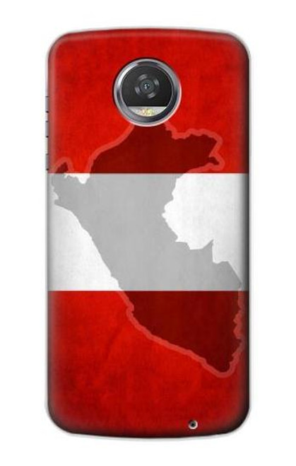 S3018 Peru Flag Case For Motorola Moto Z2 Play, Z2 Force