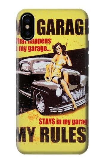 S3198 My Garage Pinup Girl Case For iPhone 7, iPhone 8