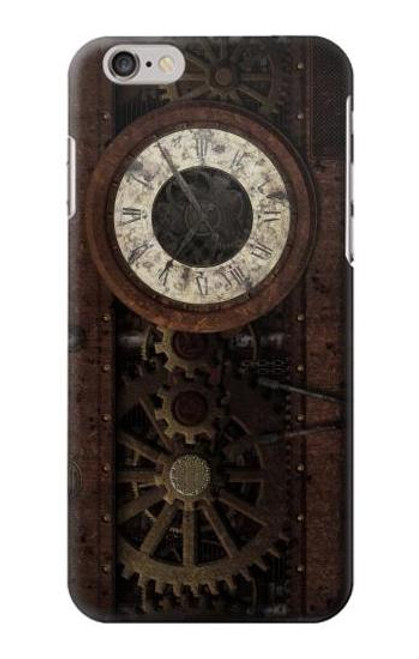 S3221 Steampunk Clock Gears Case For iPhone 6 6S