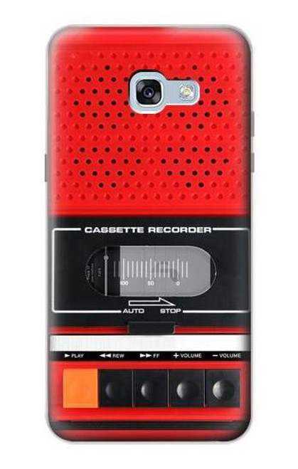 S3204 Red Cassette Recorder Graphic Case For Samsung Galaxy A5 (2017)