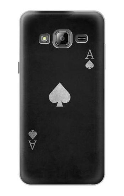 S3152 Black Ace of Spade Case For Samsung Galaxy J3 (2016) S3152 Black Ace of Spade Case For Samsung Galaxy J3 (2016)
