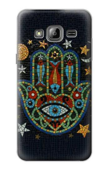 S3175 Hamsa Hand Mosaics Case For Samsung Galaxy J3 (2016)