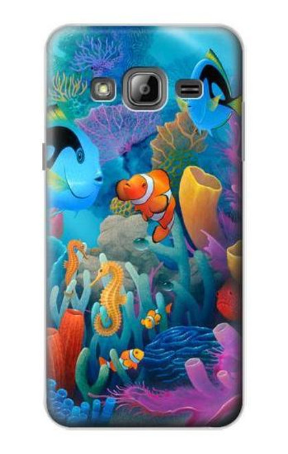 S3227 Underwater World Cartoon Case For Samsung Galaxy J3 (2016) S3227 Underwater World Cartoon Case For Samsung Galaxy J3 (2016)
