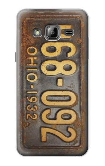 S3228 Vintage Car License Plate Case For Samsung Galaxy J3 (2016)