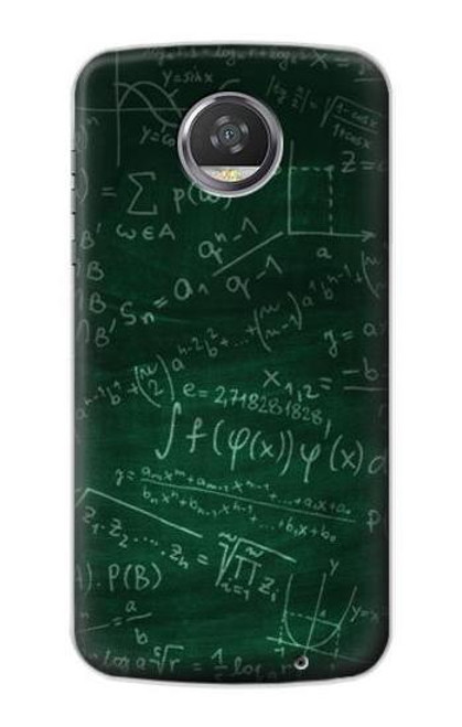 S3190 Math Formula Greenboard Case For Motorola Moto Z2 Play, Z2 Force