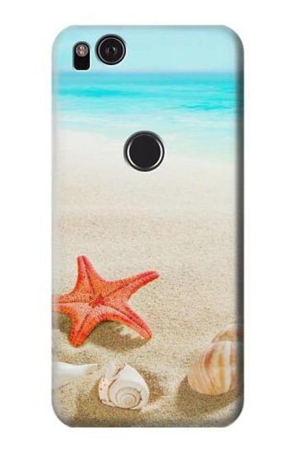S3212 Sea Shells Starfish Beach Case For Google Pixel 2 XL