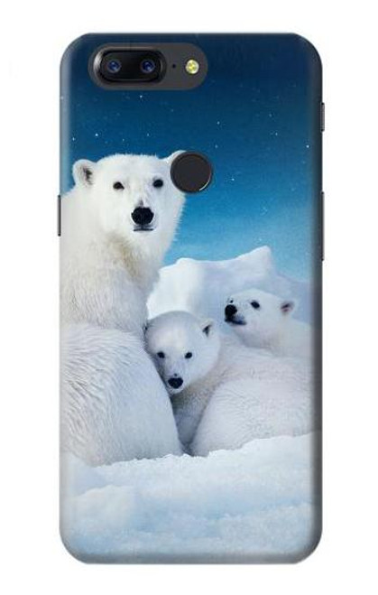 S0285 Polar Bear Family Arctic Case For OnePlus 5T