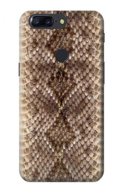 S2875 Rattle Snake Skin Graphic Printed Case For OnePlus 5T