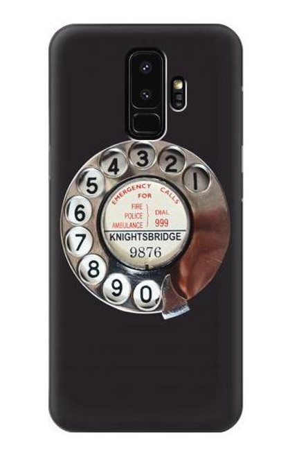 S0059 Retro Rotary Phone Dial On Case For Samsung Galaxy S9 Plus