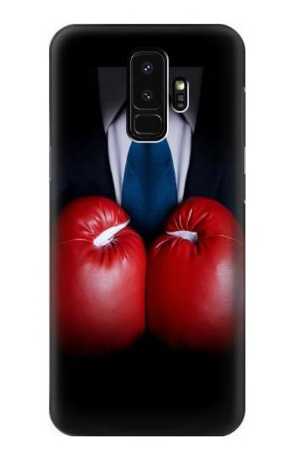 S2261 Businessman Black Suit With Boxing Gloves Case For Samsung Galaxy S9 Plus