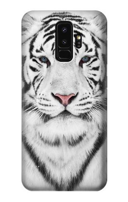 S2553 White Tiger Case For Samsung Galaxy S9 Plus