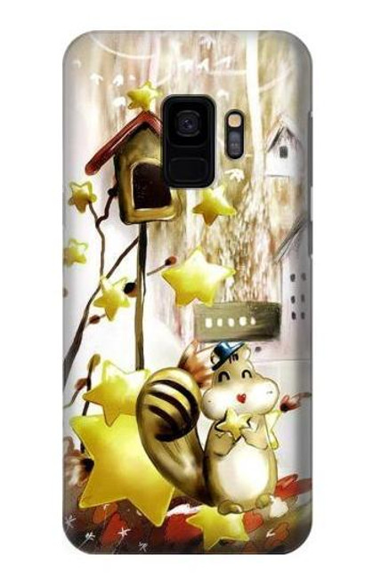 S0109 Cute Squirrel Cartoon Case For Samsung Galaxy S9