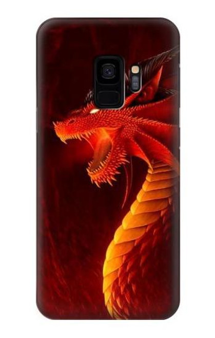 S0526 Red Dragon Case For Samsung Galaxy S9