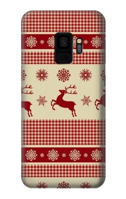 S2310 Christmas Snow Reindeers Case For Samsung Galaxy S9