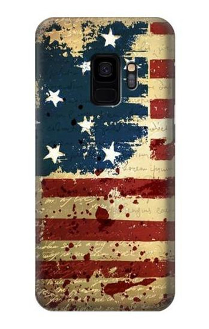 S2349 Old American Flag Case For Samsung Galaxy S9