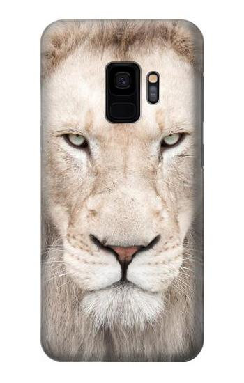 S2399 White Lion Face Case For Samsung Galaxy S9