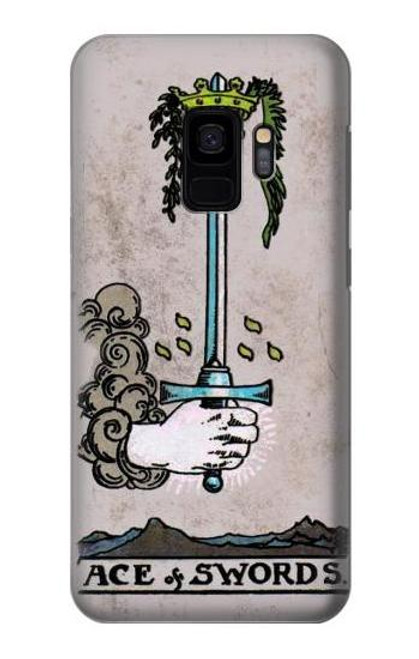 S2482 Tarot Card Ace of Swords Case For Samsung Galaxy S9