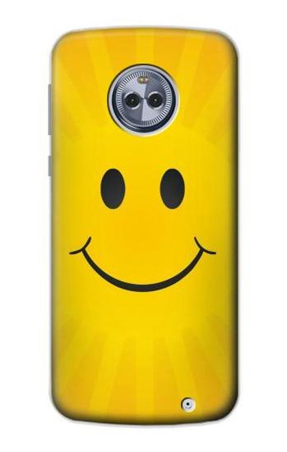 S1146 Yellow Sun Smile Case For Motorola Moto X4