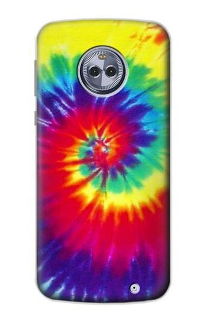 S2884 Tie Dye Swirl Color Case For Motorola Moto X4