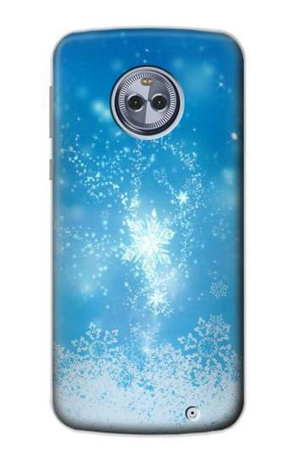 S2923 Frozen Snow Spell Magic Case For Motorola Moto X4