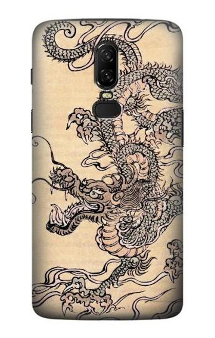 S0318 Antique Dragon Case For OnePlus 6