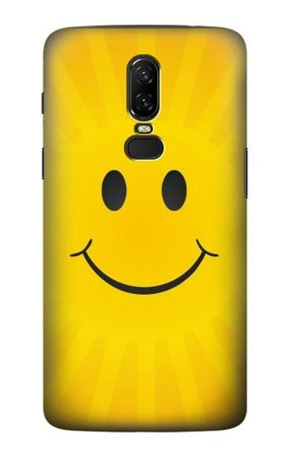 S1146 Yellow Sun Smile Case For OnePlus 6