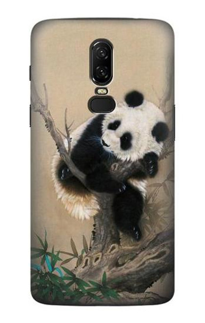 S2210 Panda Fluffy Art Painting Case For OnePlus 6